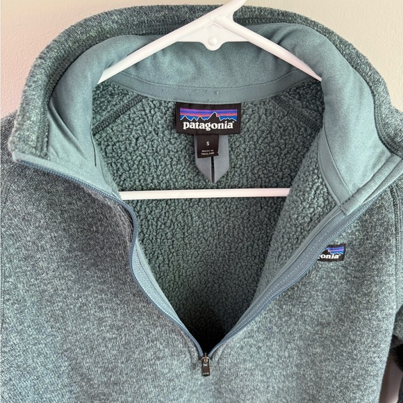 Patagonia Dark Teal Women’s Better Sweater 1/4 Zip Knitted Pullover - Small - Picture 5 of 14
